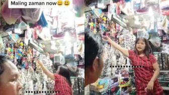 Aksi Nekat Wanita Muda Curi Aksesoris Tertangkap Kamera Hp Pemilik Toko