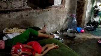 Potret Miris Kakak Beradik di Cianjur Tinggal di Rumah Tak Layak Huni, Tiap Hari Melawan Rasa Lapar