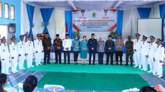 Bupati Morowali Utara Kembali Lantik 9 Kades di Kecamatan Mamosalato