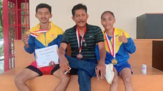 Dua Atlet Wushu Bengkalis Ikut Kerjunas di Surabaya