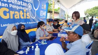 Gelar Pemeriksaan Kesehatan Gratis, Emi Lasari : Kita Ingin Masyarakat Seha