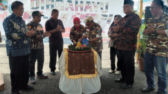 Rayakan HUT ke-44, FKPPI Muaraenim Gelar Bakti Sosial 