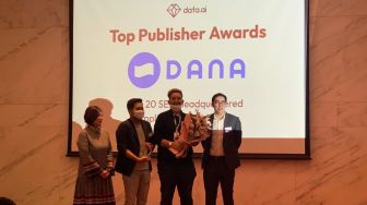 Paling Banyak Diunduh, DANA Berhasil Masuk dalam 20 Aplikasi Teratas Asia Tenggara Top Publisher Award