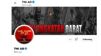 Akun Twitter TNI AD Dipulihkan, Gambar-gambar Penguin Sudah Hilang