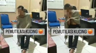 Pemutilasi Kucing Dibekuk, Netizen: Waras Bersosmed, Giliran Ketangkap Auto ODGJ