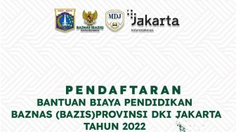 Cara Daftar Bantuan Biaya Kuliah Baznas DKI Jakarta 2022, Cek Syarat dan Jadwal