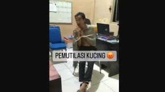 Tertangkap Polisi usai Mutilasi Kucing Buat Dimakan, Pria Ini Ngomong di Surga Banyak Cewek Montok