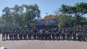 Ratusan Personel TNI AD Kodam Hasanuddin Amankan Perbatasan RI - Timor Leste