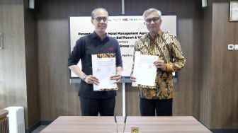 HIG dan Patra Jasa Tandatangani Hotel Management Agreement dalam Pengelolaan The Patra Bali Resort and Villas