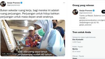 Tinjau Produksi Rokok Linting di Kudus, Ganjar Pranowo Soroti Ibu-ibu yang Bisa Kerja sambil Sholawatan