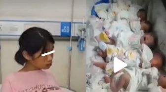 CEK FAKTA: Beredar Video Ibu Melahirkan 9 Bayi Kembar Sekaligus, Benarkah?