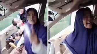 Emak-emak Ngamuk ke Driver Taksi Online Minta Maaf, Sambil Menangis dan Peluk Usai Videonya Viral