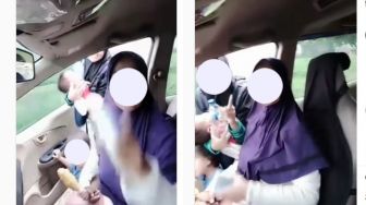 Video Ibu-ibu Memaki hingga Ludahi Driver Online Viral, Akhirnya Berujung Nangis Meminta Maaf