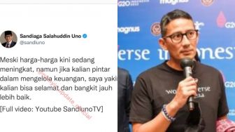 Sandiaga Uno Disuruh Diam Ketimbang Ngasih Wejangan Kenaikan Harga, Warga Miskin Nggak Relate Pak