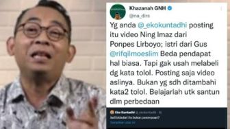 Gaduh! Pegiat Media Sosial Eko Kuntadhi Sempat Sematkan Kata Kasar ke Putri Kiai Lirboyo Kediri