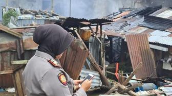 6 Petak Rumah di Bukittinggi Ludes Terbakar, Korban Rugi Ratusan Juta