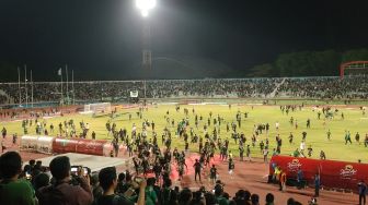 Persebaya Dilibas RANS Nusantara, Bonek Ngamuk Rusak Fasilitas Stadion Gelora Delta Sidoarjo