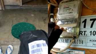 Penghuni Rumah Tak Kunjung Keluar, Viral Video Kurir Paket Matikan Meteran Listrik