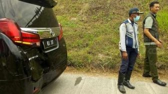 Mobil yang Membawa Menteri Yasin Limpo dan Rombongan Mengalami Kecelakaan di Tol Jombang