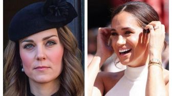 Hadir ke Pemakaman Ratu Elizabeth II, Perbedaan Mimik Wajah Kate Middleton dan Meghan Markle Jadi Sorotan