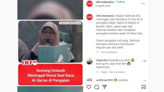 Perempuan Ini Tiba-tiba Terjatuh dan Meninggal saat Baca Al Quran, Netizen Ramai-ramai Layangkan Doa