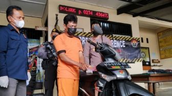 Maling Motor di Seyegan Kepergok Warga, Lancarkan Aksinya Numpang Ojek Online