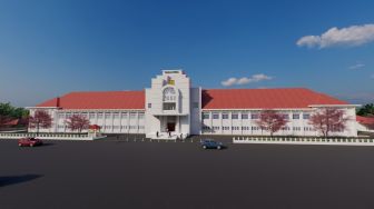 Progres 4 Persen, Begini Nantinya Fasad Balai Kota Banjarbaru