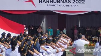 Peringatan Harhubnas Digelar di Palembang, Menhub: Program Pemerintah Bukan Jawa Sentris
