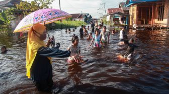 Banjir Rendam Ribuan Rumah di Palangka Raya