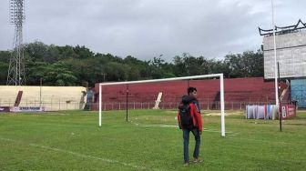 GHAS Dipakai di Luar Liga 2, Suporter Semen Padang FC Meradang-Copot Jaring Gawang