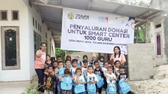 Komunitas Zumba Indonesia Galang Donasi untuk Bangun Smart Center Anak-anak di Lampung