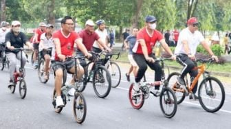 Kawasan Car Free Day Renon Kota Denpasar Resmi Buka Kembali