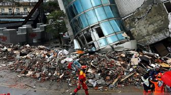 Porak-poranda! Taiwan Diguncang Lebih dari 70 Gempa Susulan