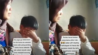 Viral Video Guru Nangis Saksikan Muridnya Tak Sekolah Gegara Hal Paling Menyedihkan, Netizen: Dewasa Sebelum Waktunya!