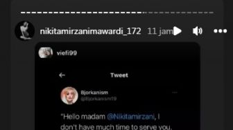 Nikita Mirzani Ancam Bongkar Identitas Bjorka: Elo Hacker atau Tukang Ngarang