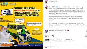 Buat Pemilik Angkot dan Ojek Online, Pemprov Jatim Beri Pembebasan Pajak Kendaraan 100 Persen