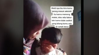 Tangis Bu Guru Pecah, Ternyata Penyebab Muridnya Jarang Sekolah karena Rindu Dibangunin Mendiang Ibu