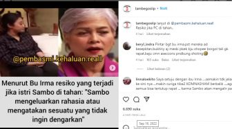 Putri Candrawathi Masih Belum Ditahan, Aktivis Irma Hutabarat Sebut Ferdy Sambo Punya Kartu As Pejabat Polri