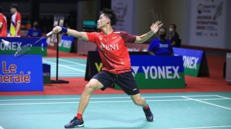 Yonathan Ramlie Menang di Laga Perdana Indonesia International Series 2022