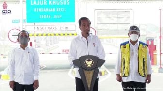 Tol Cibitung-Cilincing yang Diresmikan Jokowi Tampak Melayang dengan Teknologi Pile Slab, Apa Itu?