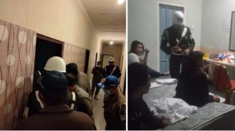 Satpol PP Tanbu Menciduk Pasangan Mesum di Hotel