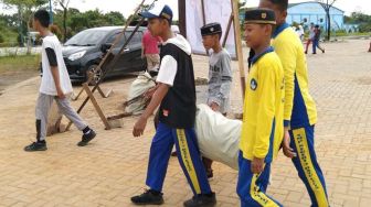 WCD 2022 di Tanbu, Kawasan Masjid Agung Nurussalam Dibersihkan