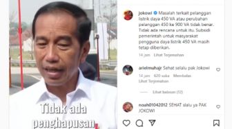 Jokowi Pastikan Tidak Ada Penghapusan Daya Listrik 450 VA, Netizen Ucapkan Terima Kasih