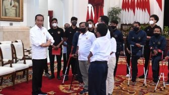 Tampil di Piala Dunia 2022, Timnas Sepak Bola Amputasi Indonesia Dapat Sangu dari Jokowi