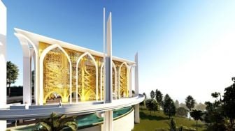 Pembangunan Masjid Raya Bakauheni Ditarget Selesai Oktober 2022