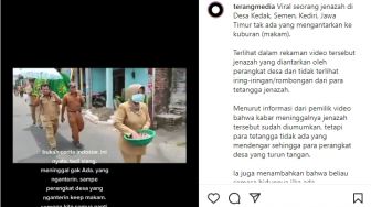 Bak Sinetron! Diduga Tak Pernah Melayat, Jenazah di Kediri Tak Ada yang Antar ke Makam