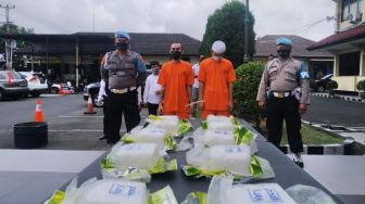 Polres Sleman Musnahkan 9,944 Kg Sabu Dengan Jumlah Terbesar Sejak 2003