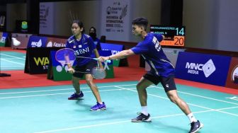 Kembali Bikin Kejutan, Jafar/Aisyah Melaju ke Perempat Final Indonesia Masters 2023