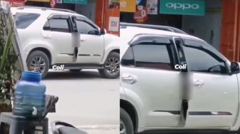 Geger! Pengendara Fortuner Onani di Jalan, Pintu Mobil Dibiarkan Terbuka saat Lancarkan Aksi, Publik: Gak Modal