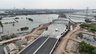 Proyek Jalan Tol Semarang-Demak Seksi II Capai 93 Persen
